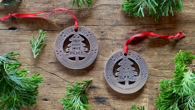 2024 Christmas Ornament Wine Bottle